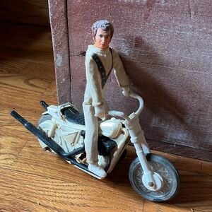 1973 Evil knevil action figure motorcycle